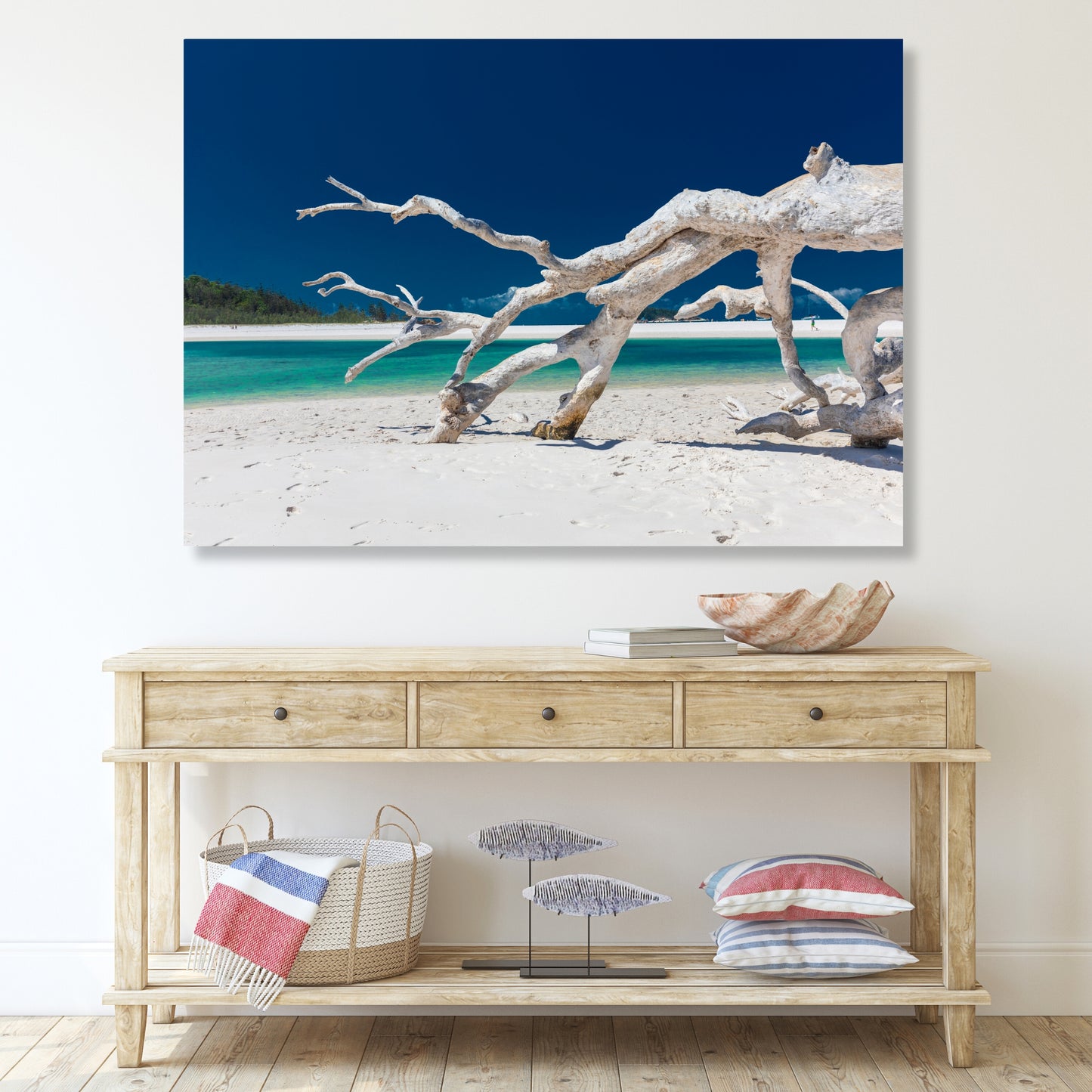 Driftwood Wall Art Canvas Print
