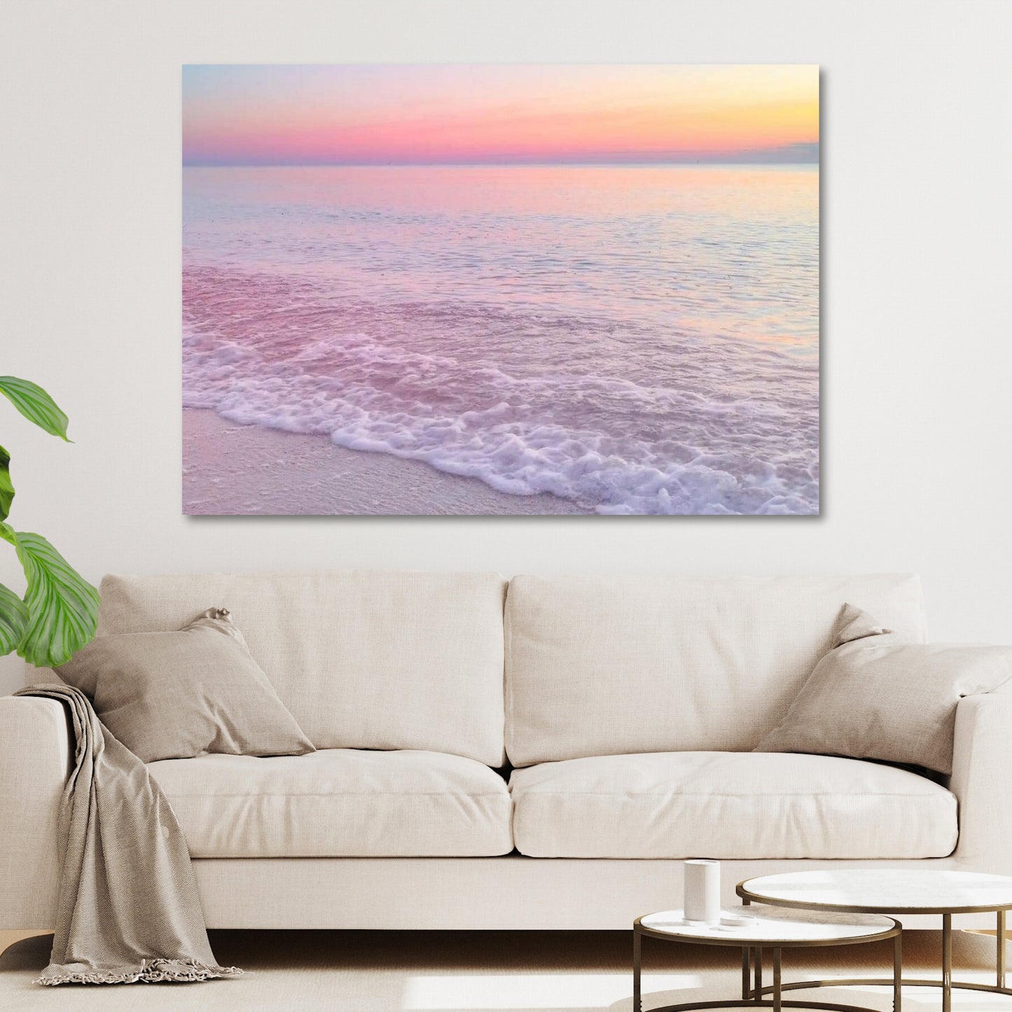 Sunset Calm Wall Art Canvas Print