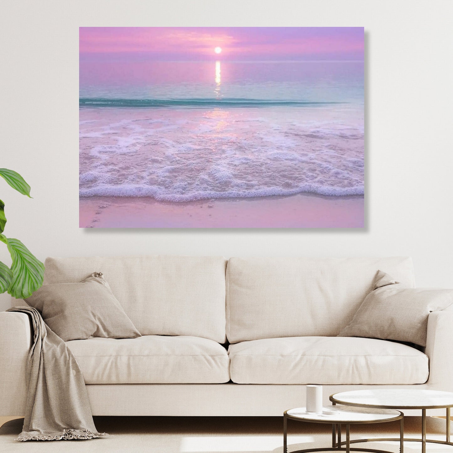 Sunset Delight Wall Art Canvas Print