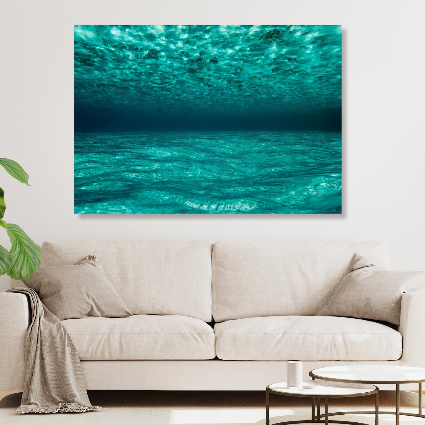 Underwater Wall Art Canvas Print