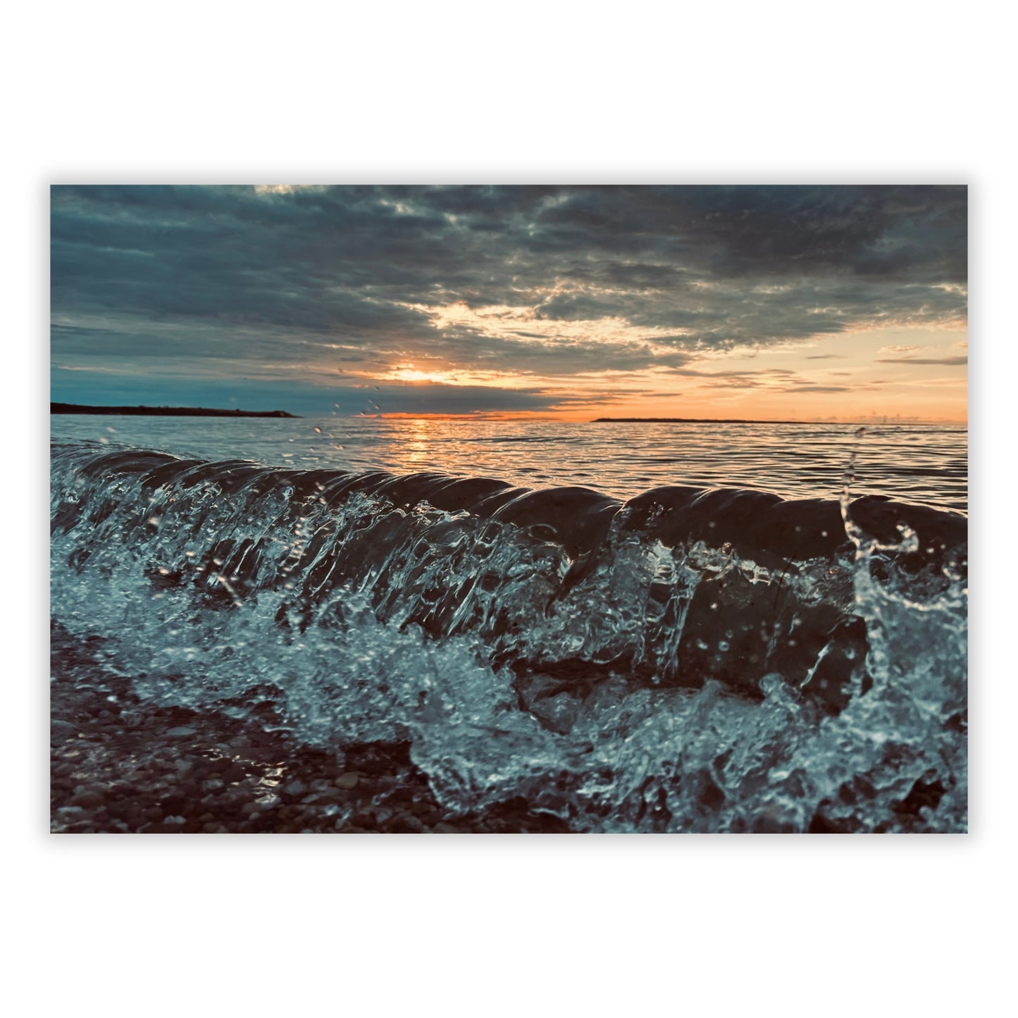 Crystal Waves Wall Art Canvas Print