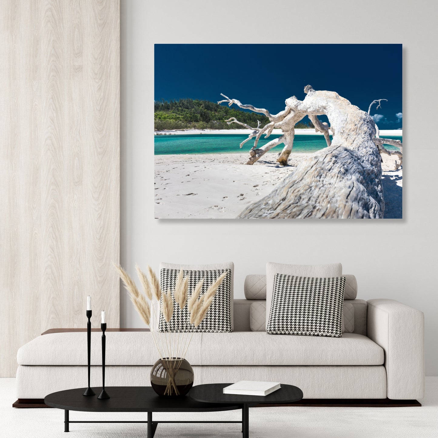 Driftwood Calm Wall Art Canvas Print