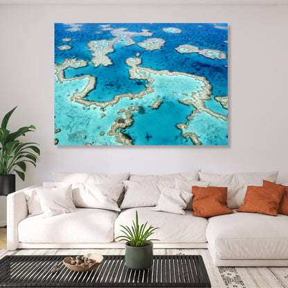 Reef View Wall Art Canvas Print