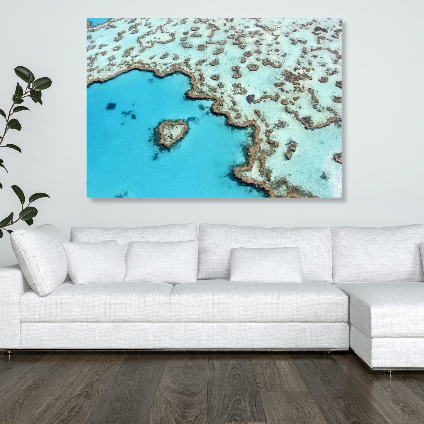 Reef Romance Wall Art Canvas Print
