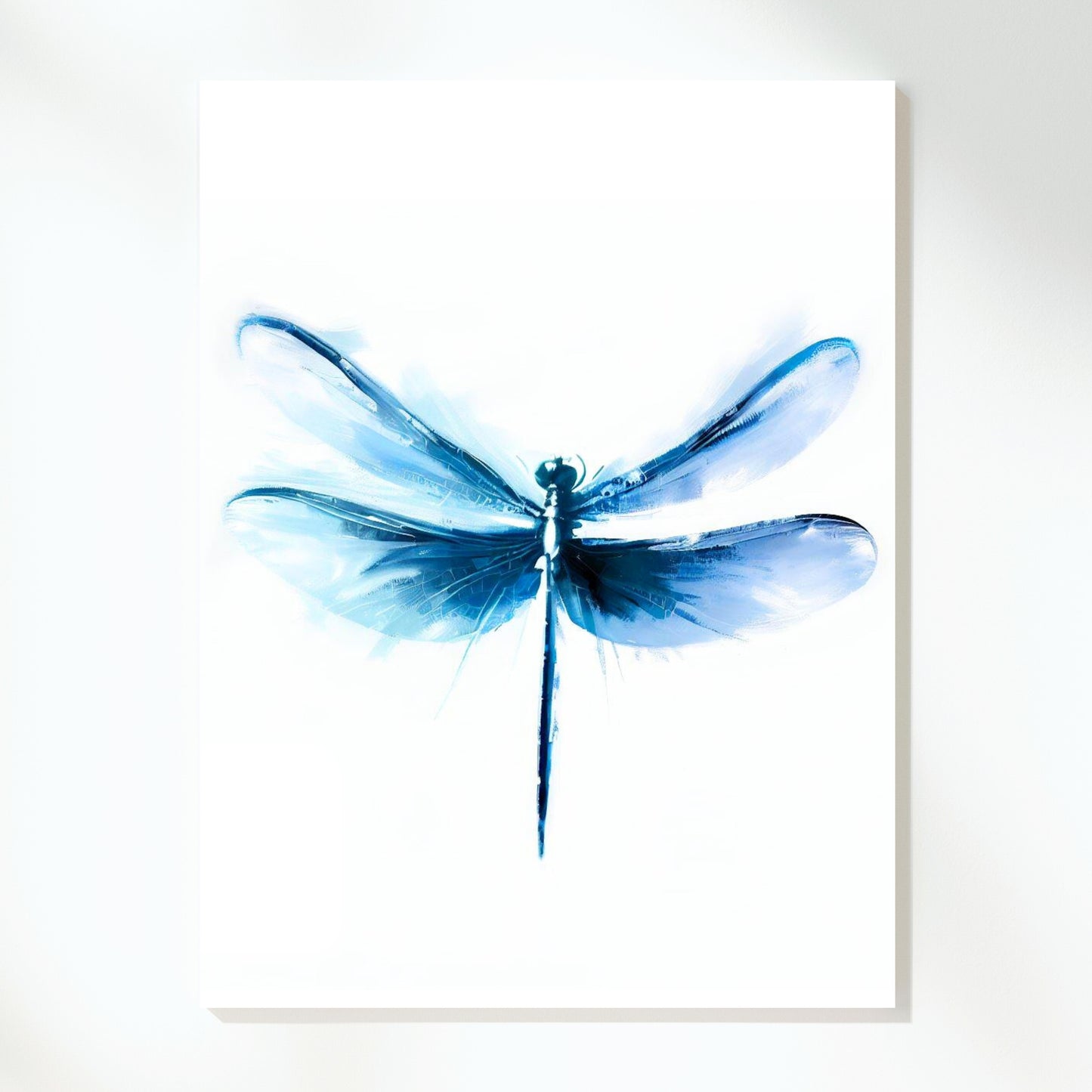 Hamptons Dragonfly Wall Art Canvas Print