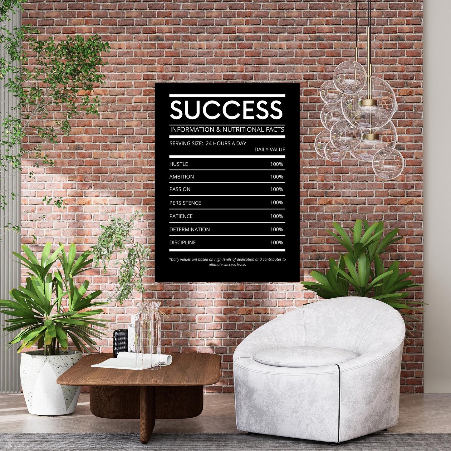 Success Daily Dose Wall Art Canvas Print