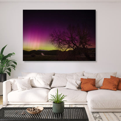 A Coloured Sky Wall Art Canvas Print