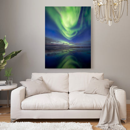 Aurora Reflections Wall Art Canvas Print