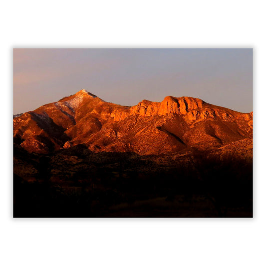 Burnt Mountain Wall Art Canvas Print