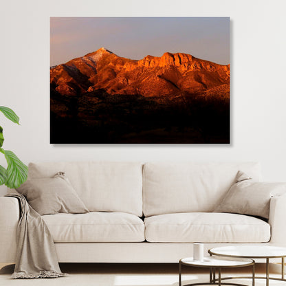 Burnt Mountain Wall Art Canvas Print