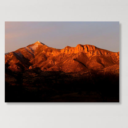 Burnt Mountain Wall Art Canvas Print