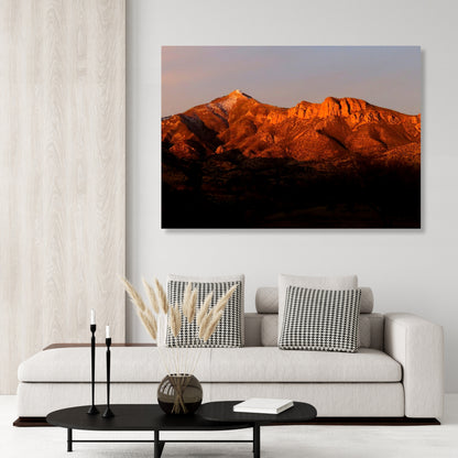 Burnt Mountain Wall Art Canvas Print