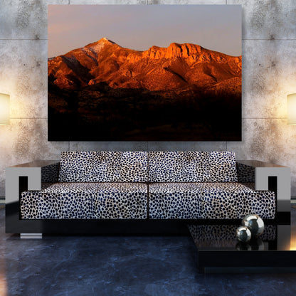 Burnt Mountain Wall Art Canvas Print
