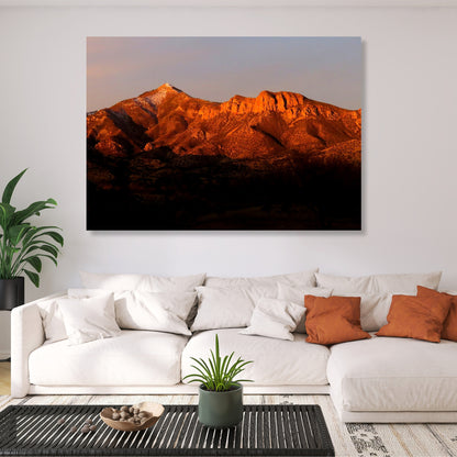 Burnt Mountain Wall Art Canvas Print