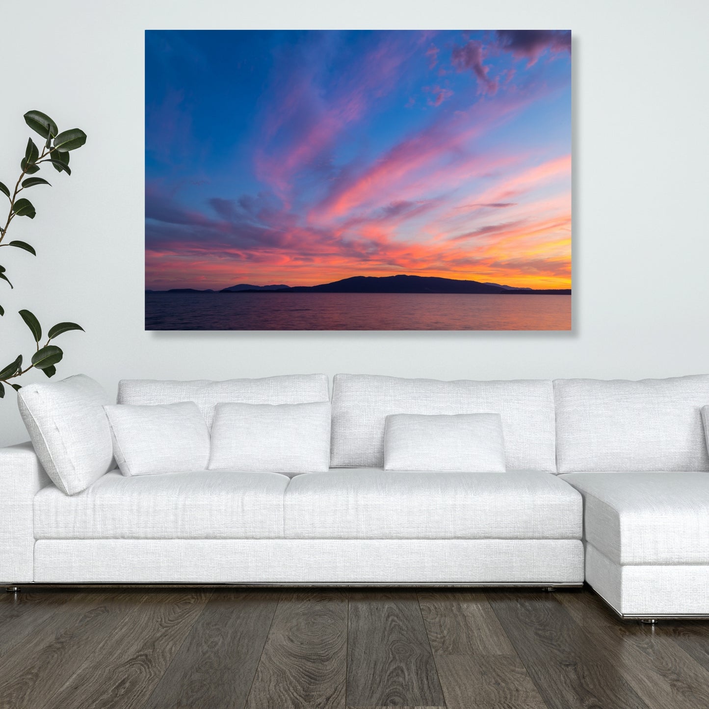 A Salty Sky Wall Art Canvas Print