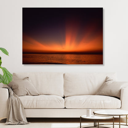 Burnt Sky Wall Art Canvas Print