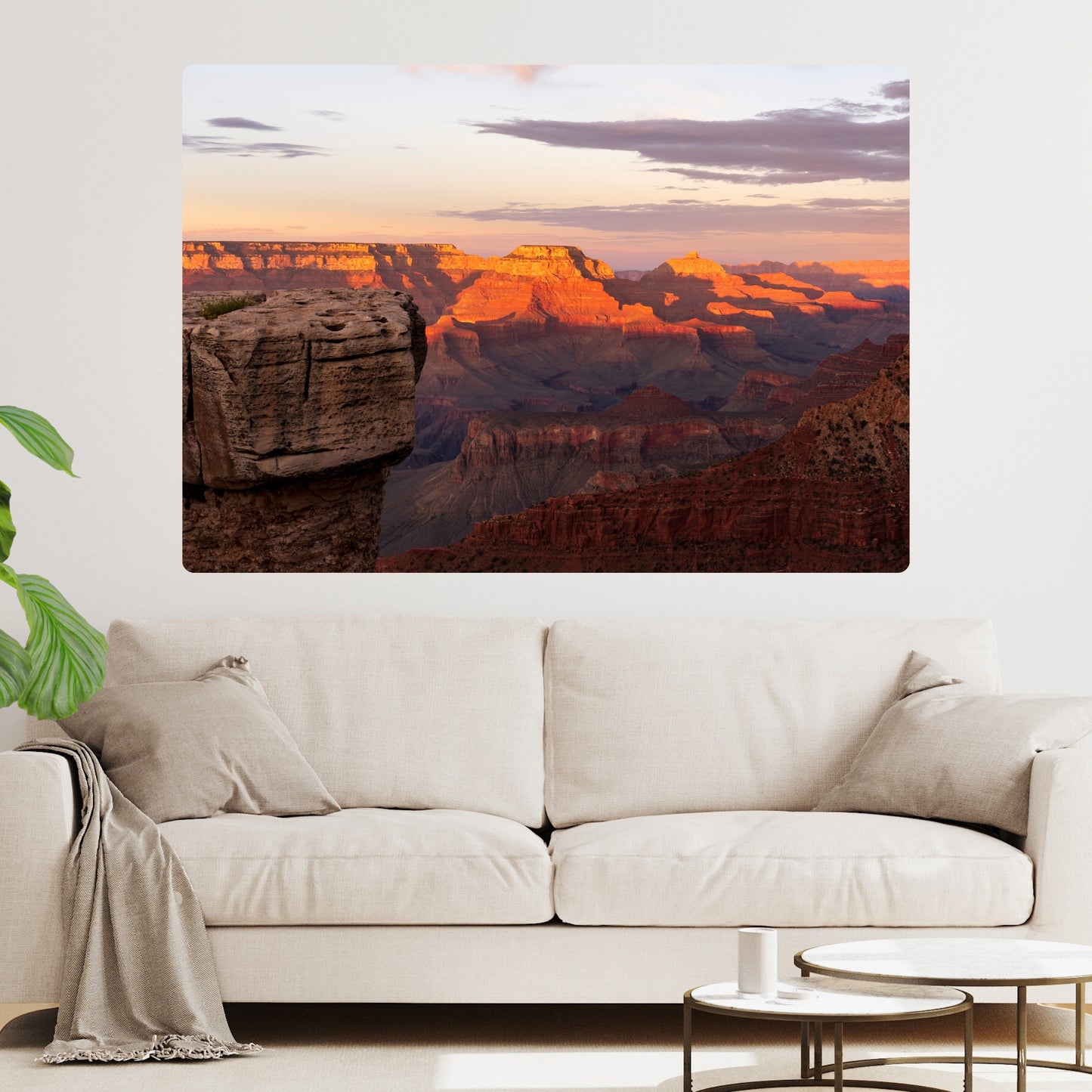 The Canyon Wall Art Canvas Print