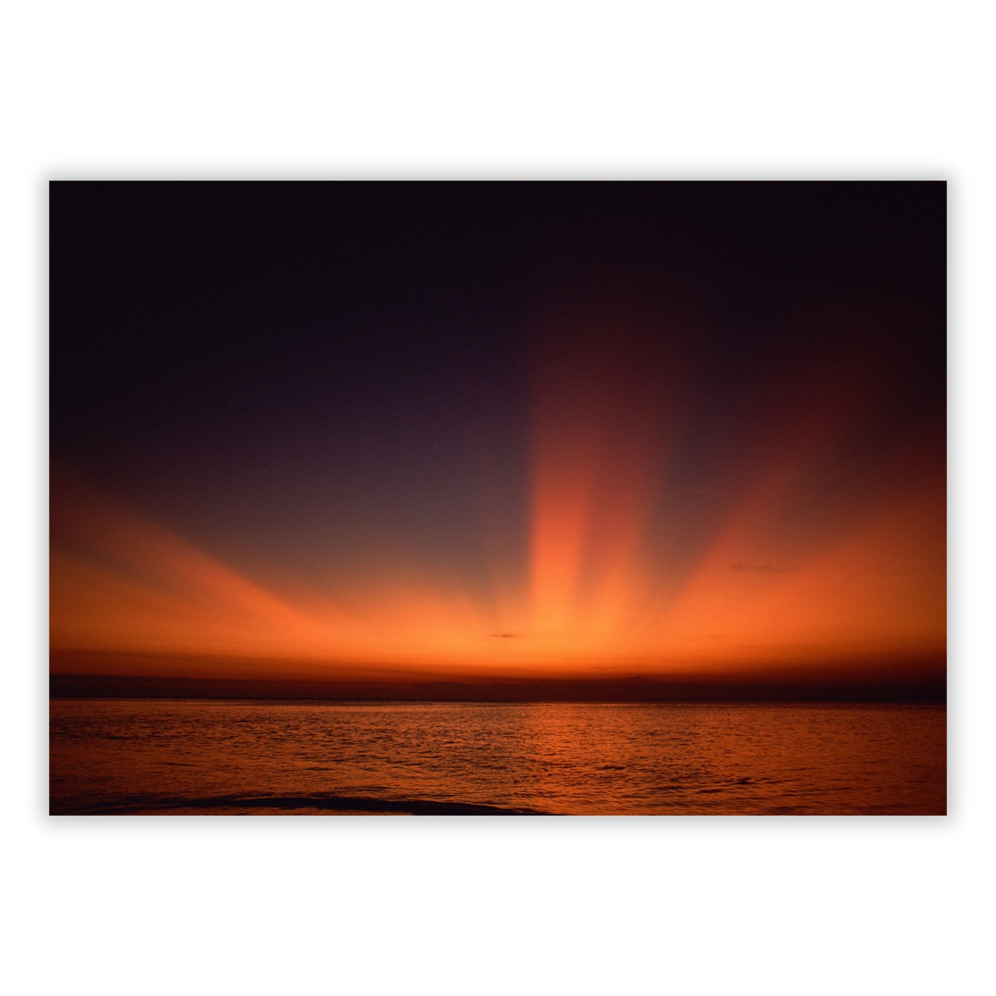 Burnt Sky Wall Art Canvas Print
