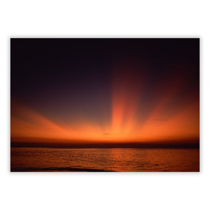Burnt Sky Wall Art Canvas Print
