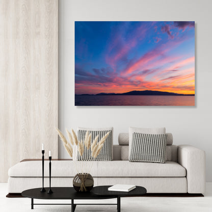 A Salty Sky Wall Art Canvas Print