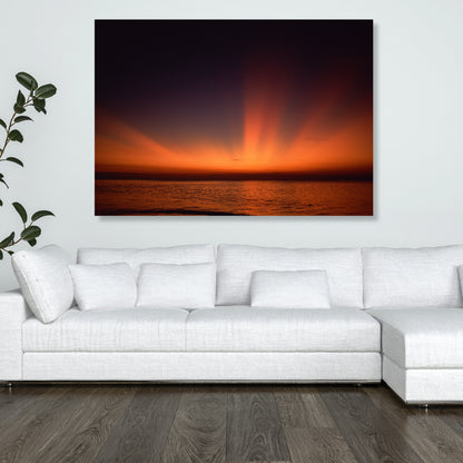 Burnt Sky Wall Art Canvas Print