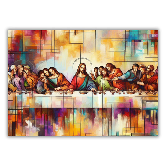 The Last Supper Reimagined Wall Art Canvas Print