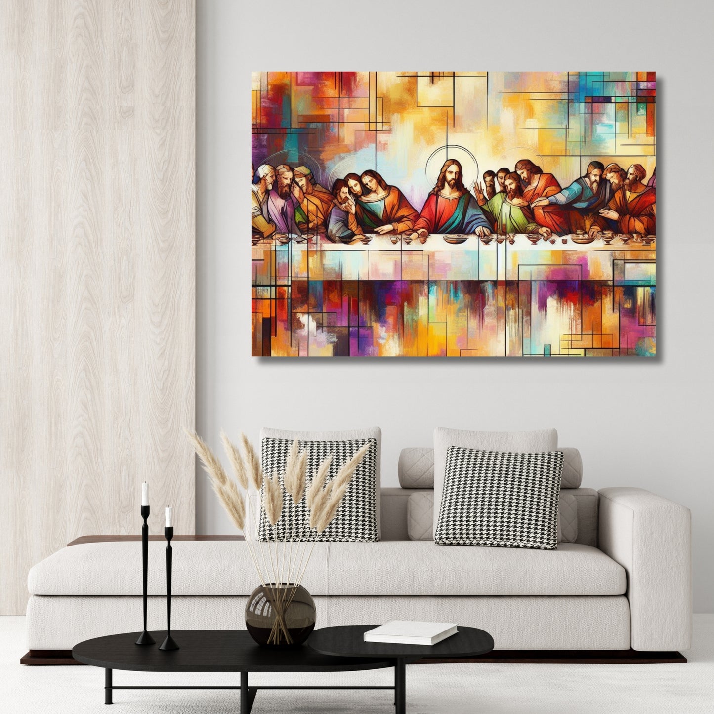 The Last Supper Reimagined Wall Art Canvas Print