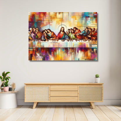The Last Supper Reimagined Wall Art Canvas Print
