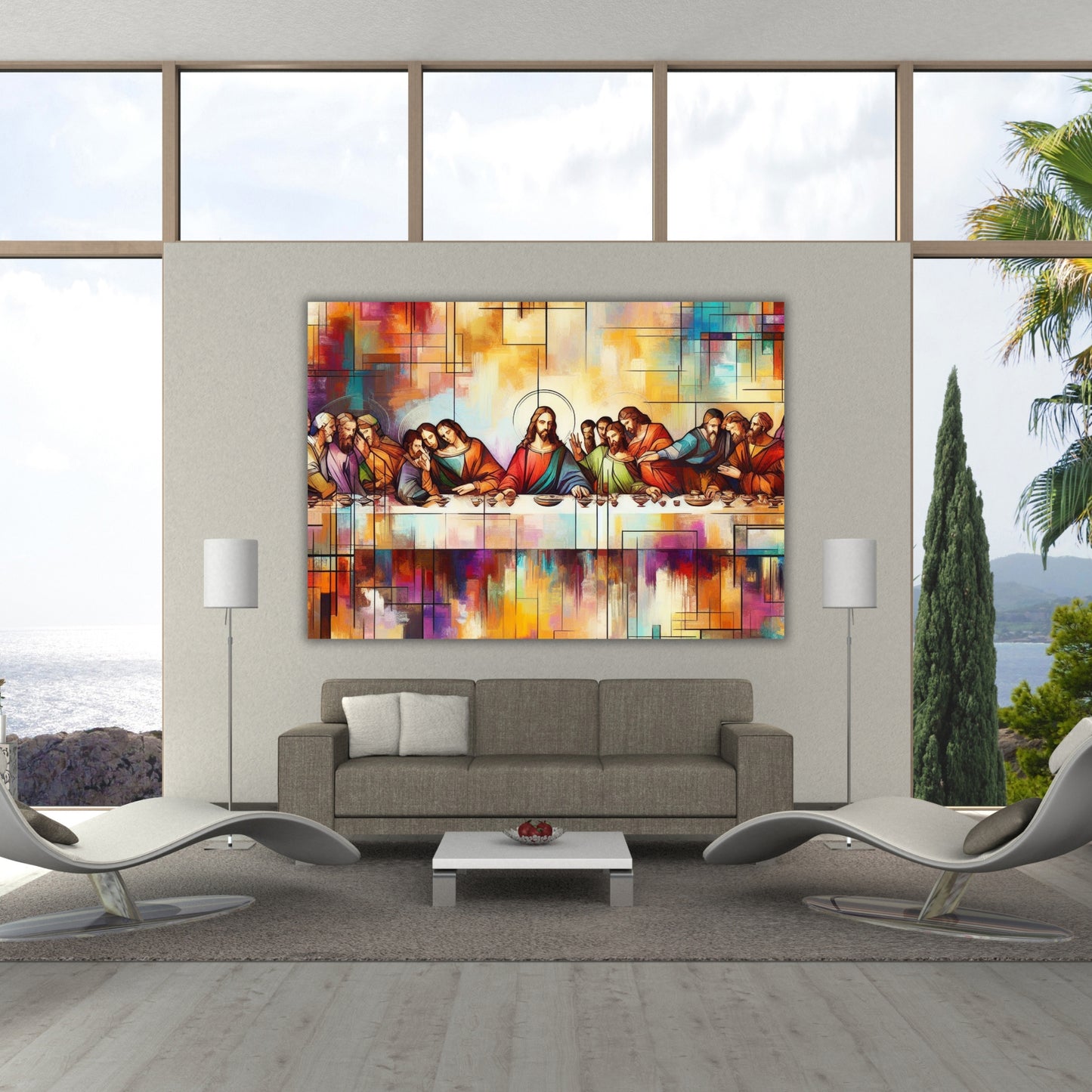 The Last Supper Reimagined Wall Art Canvas Print