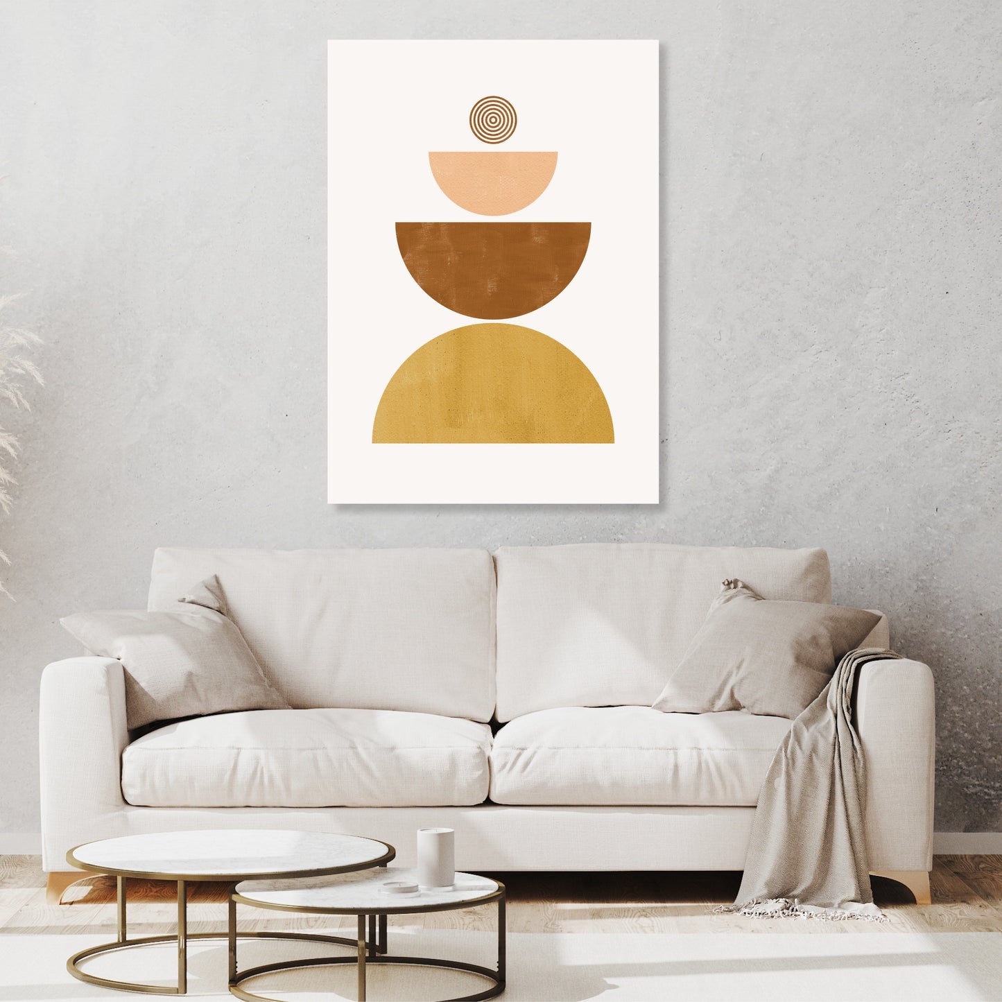 Majestic Melange Boho Wall Art Canvas Print