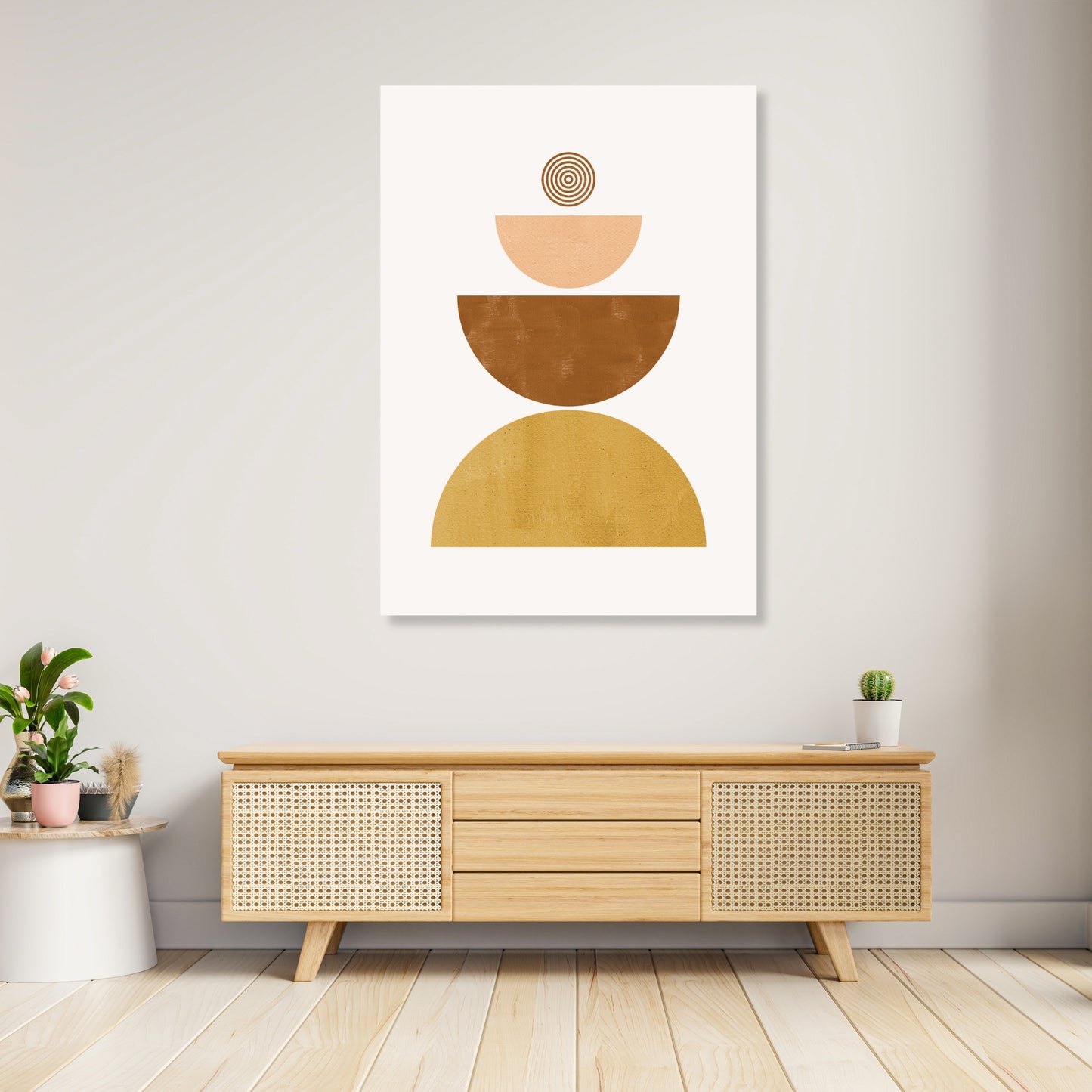 Majestic Melange Boho Wall Art Canvas Print