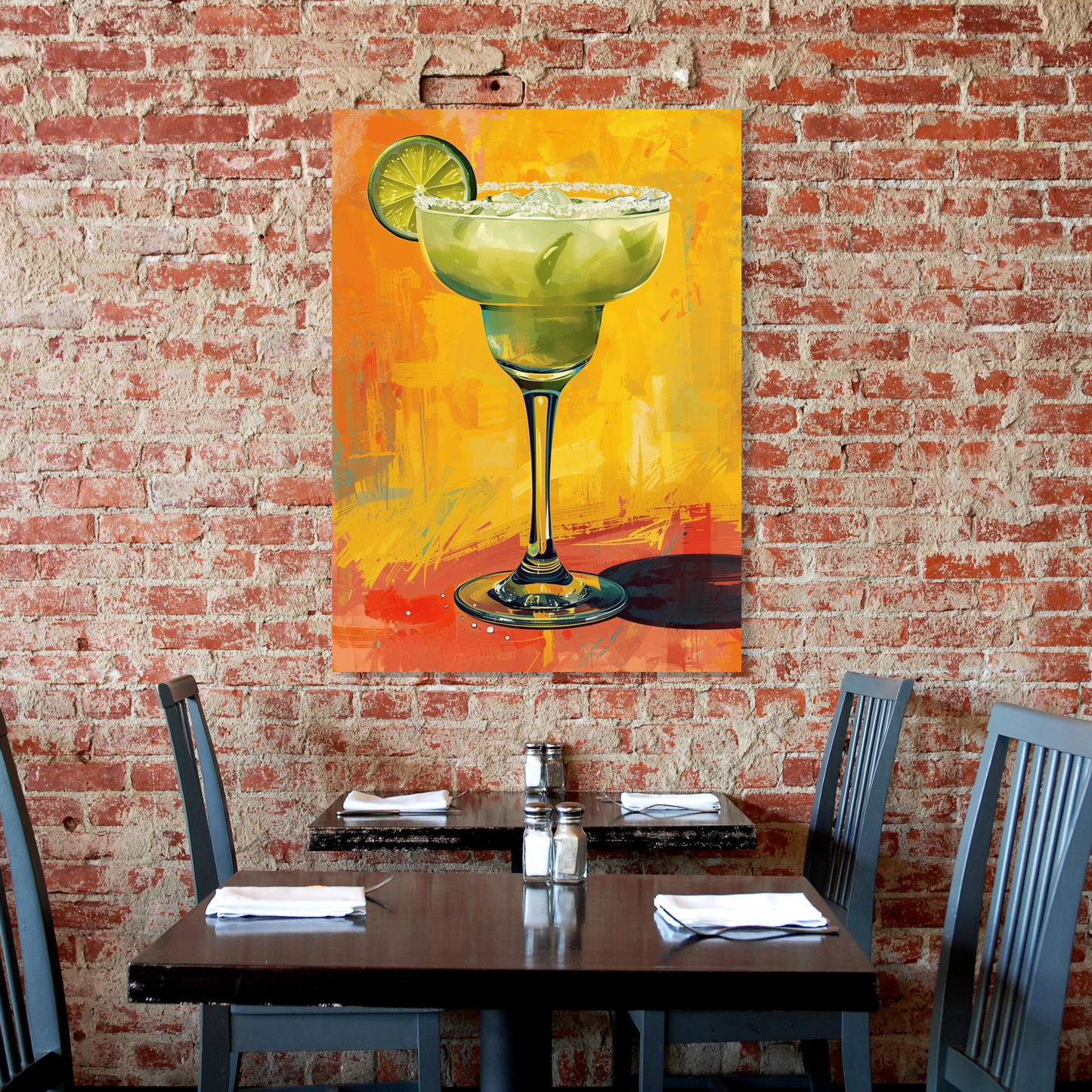 Margarita Time Cocktail Wall Art Canvas Print