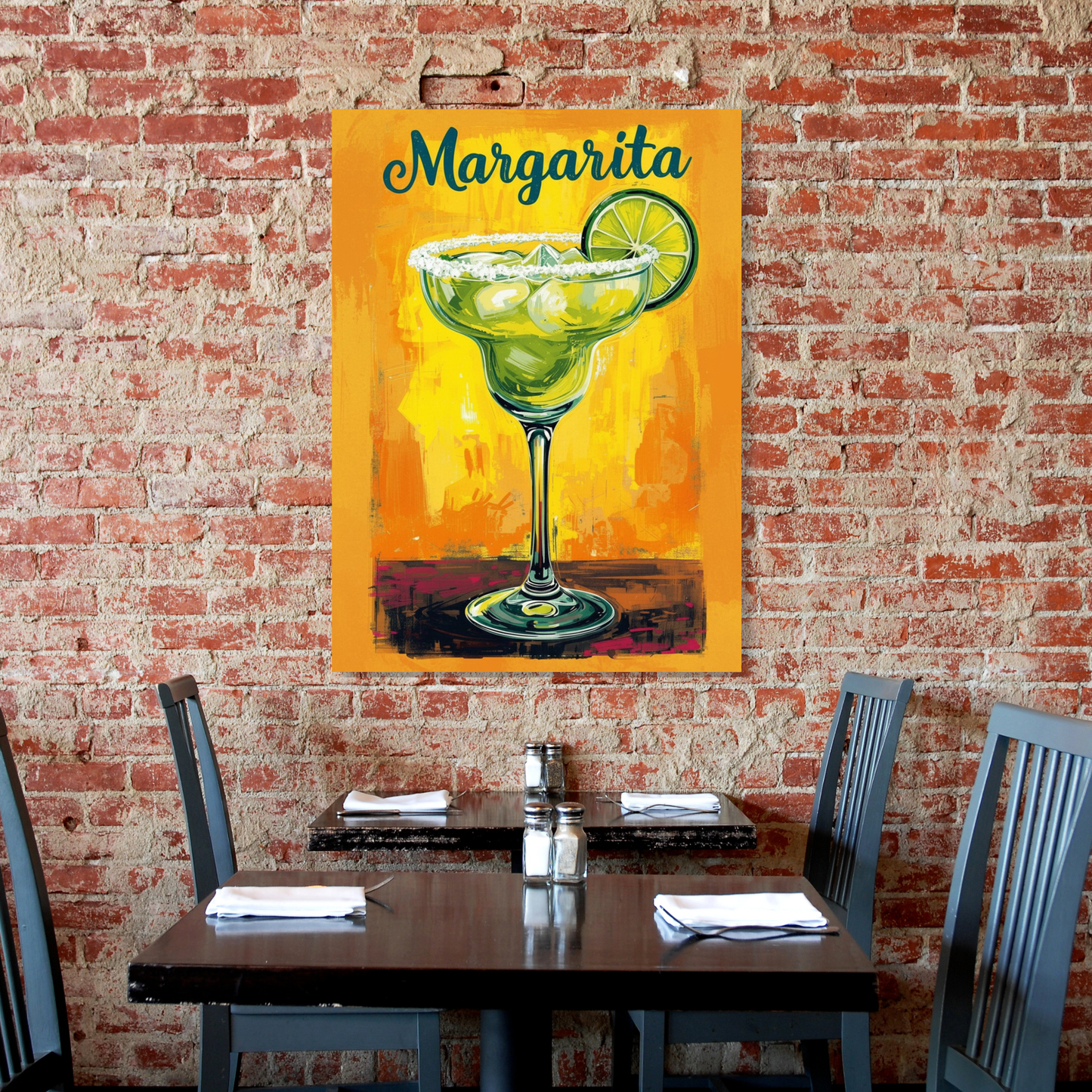 The Margarita Cocktail Wall Art Canvas Print