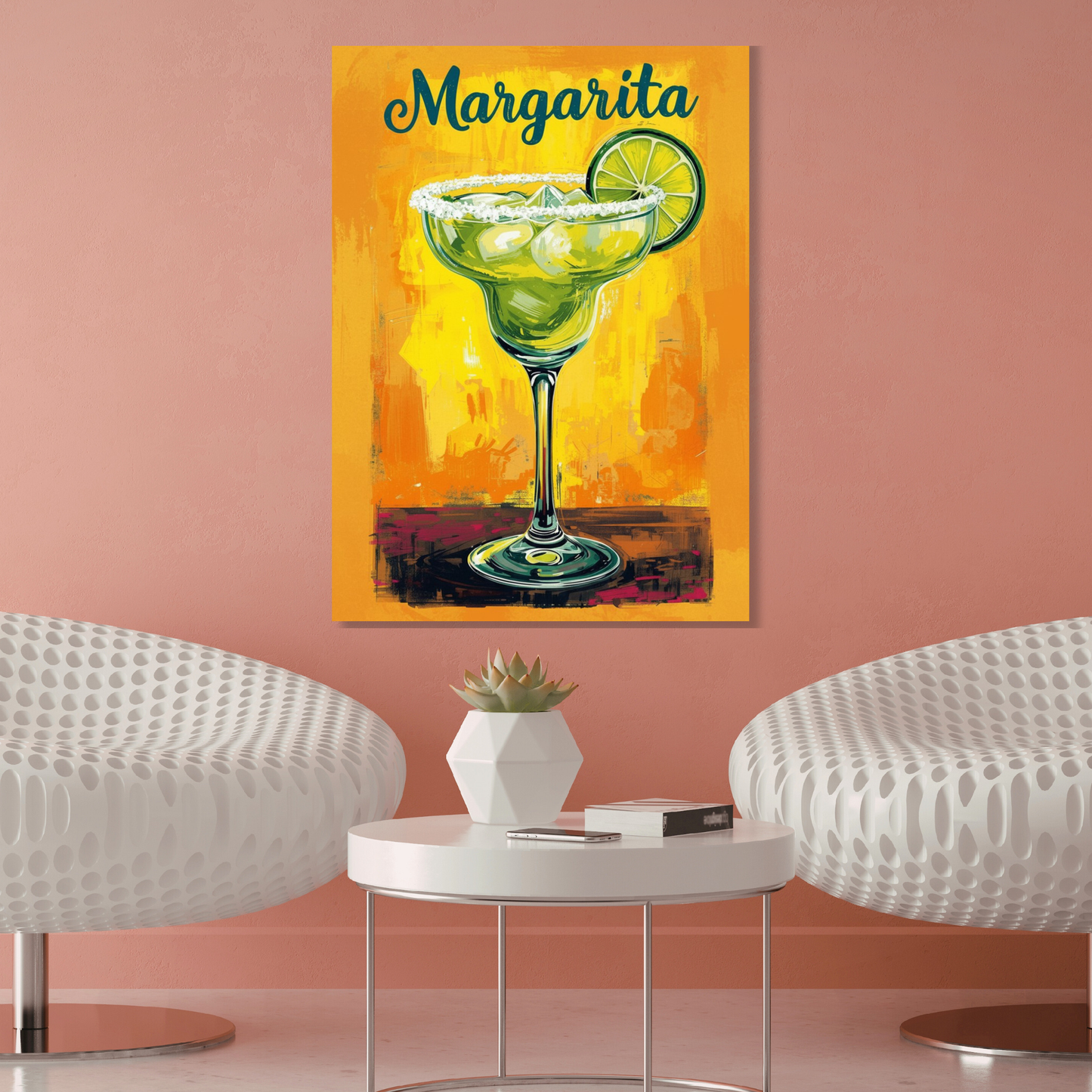 The Margarita Cocktail Wall Art Canvas Print