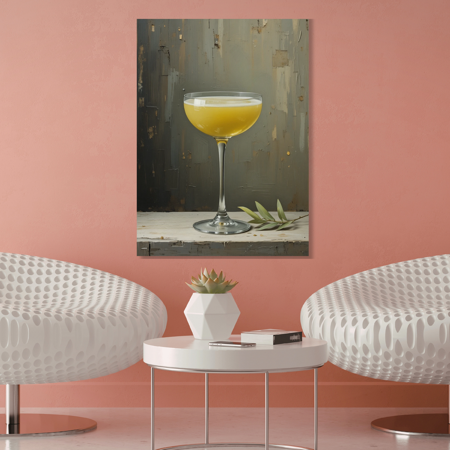 Margarita Retro Vintage Wall Art Canvas Print