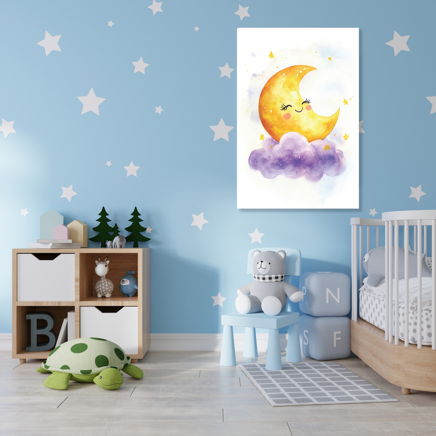 Melanie Moon Canvas Wall Art Print