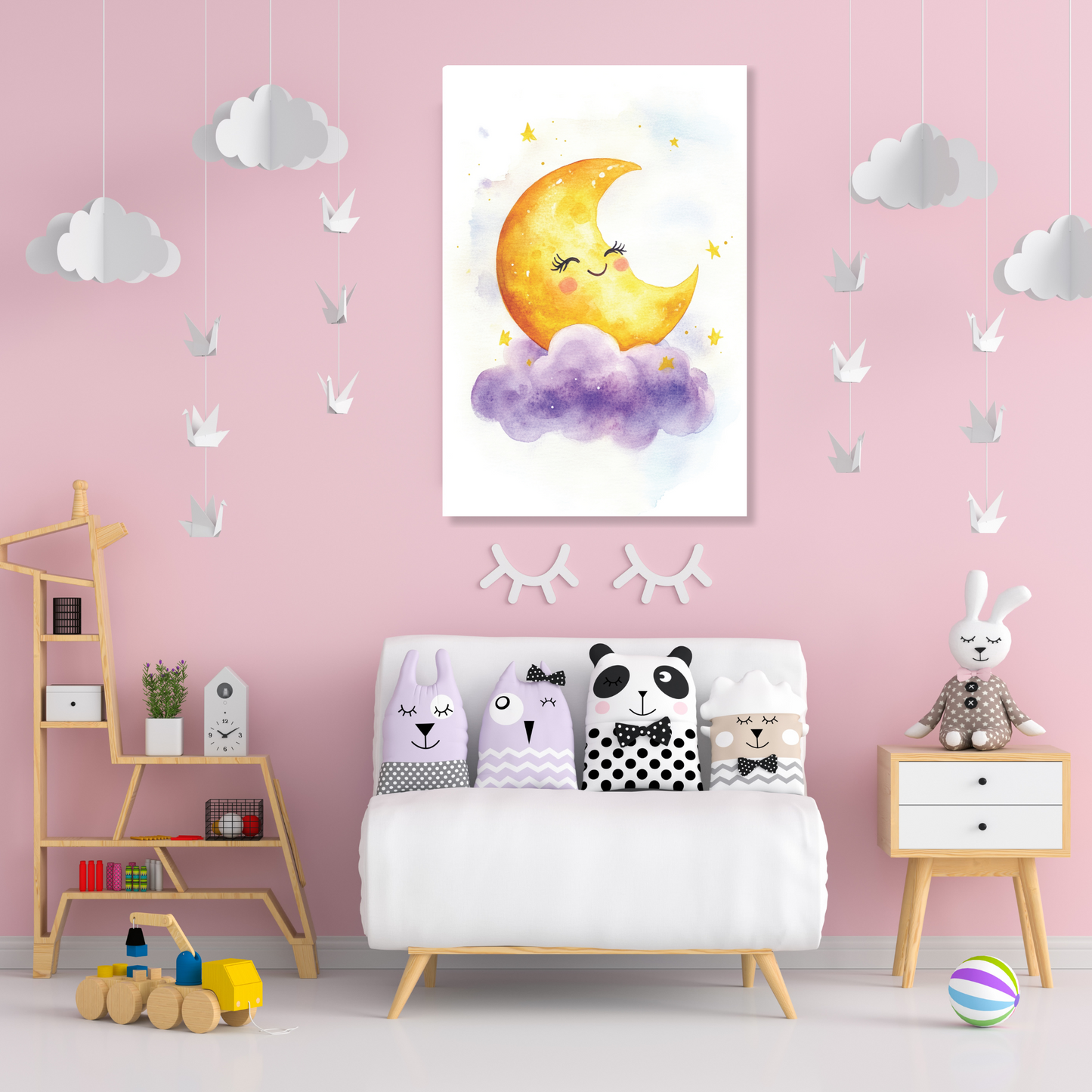 Melanie Moon Canvas Wall Art Print