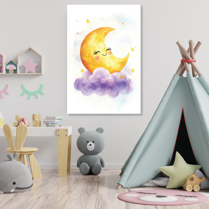 Melanie Moon Canvas Wall Art Print