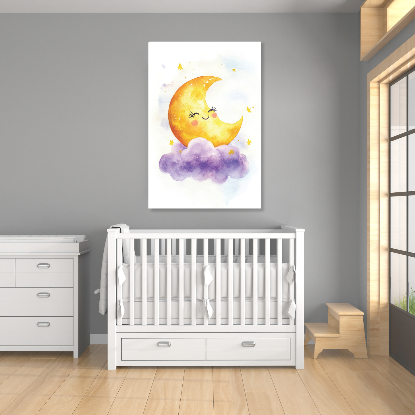 Melanie Moon Canvas Wall Art Print