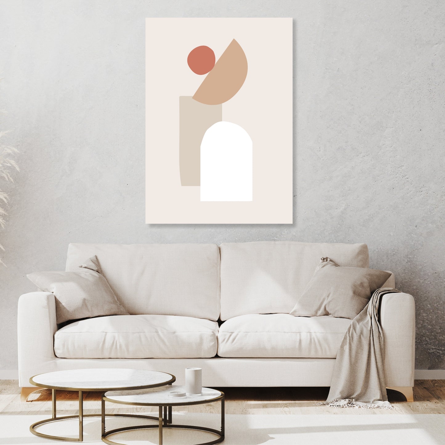 Mystic Mirage Boho Wall Art Canvas Print