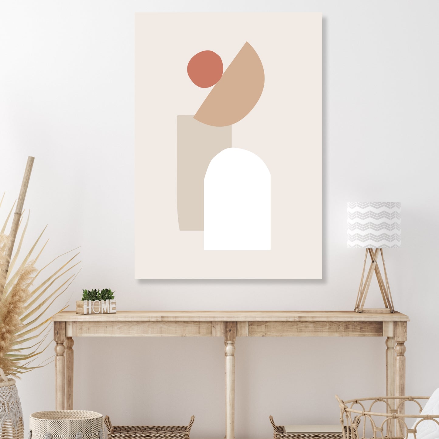 Mystic Mirage Boho Wall Art Canvas Print