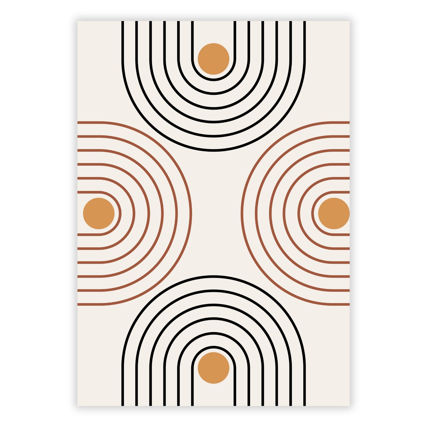 Nomads Tale Boho Wall Art Canvas Print