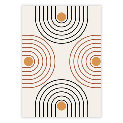 Nomads Tale Boho Wall Art Canvas Print