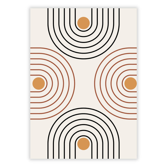 Nomads Tale Boho Wall Art Canvas Print