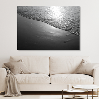 Ocean Shore (Black & White)