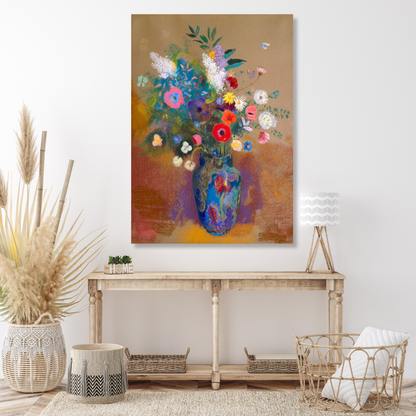 Odilon Redon - Bouquet of Flowers Wall Art Canvas Print