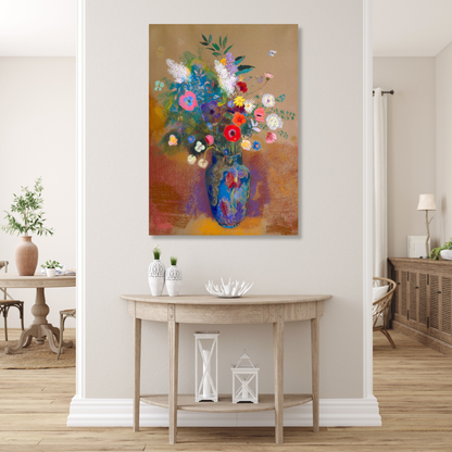 Odilon Redon - Bouquet of Flowers Wall Art Canvas Print