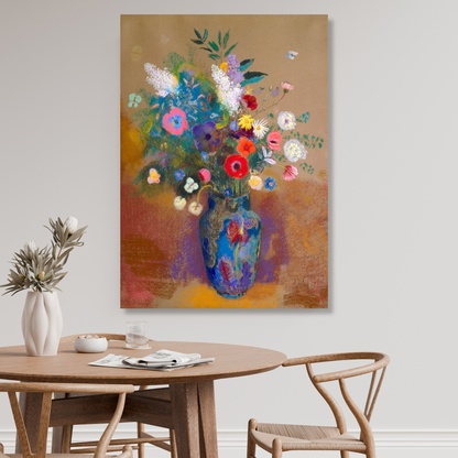Odilon Redon - Bouquet of Flowers Wall Art Canvas Print