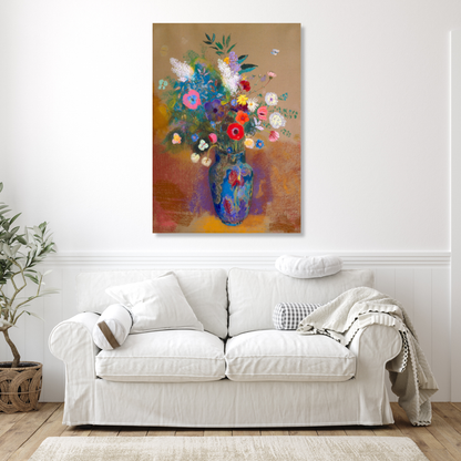 Odilon Redon - Bouquet of Flowers Wall Art Canvas Print