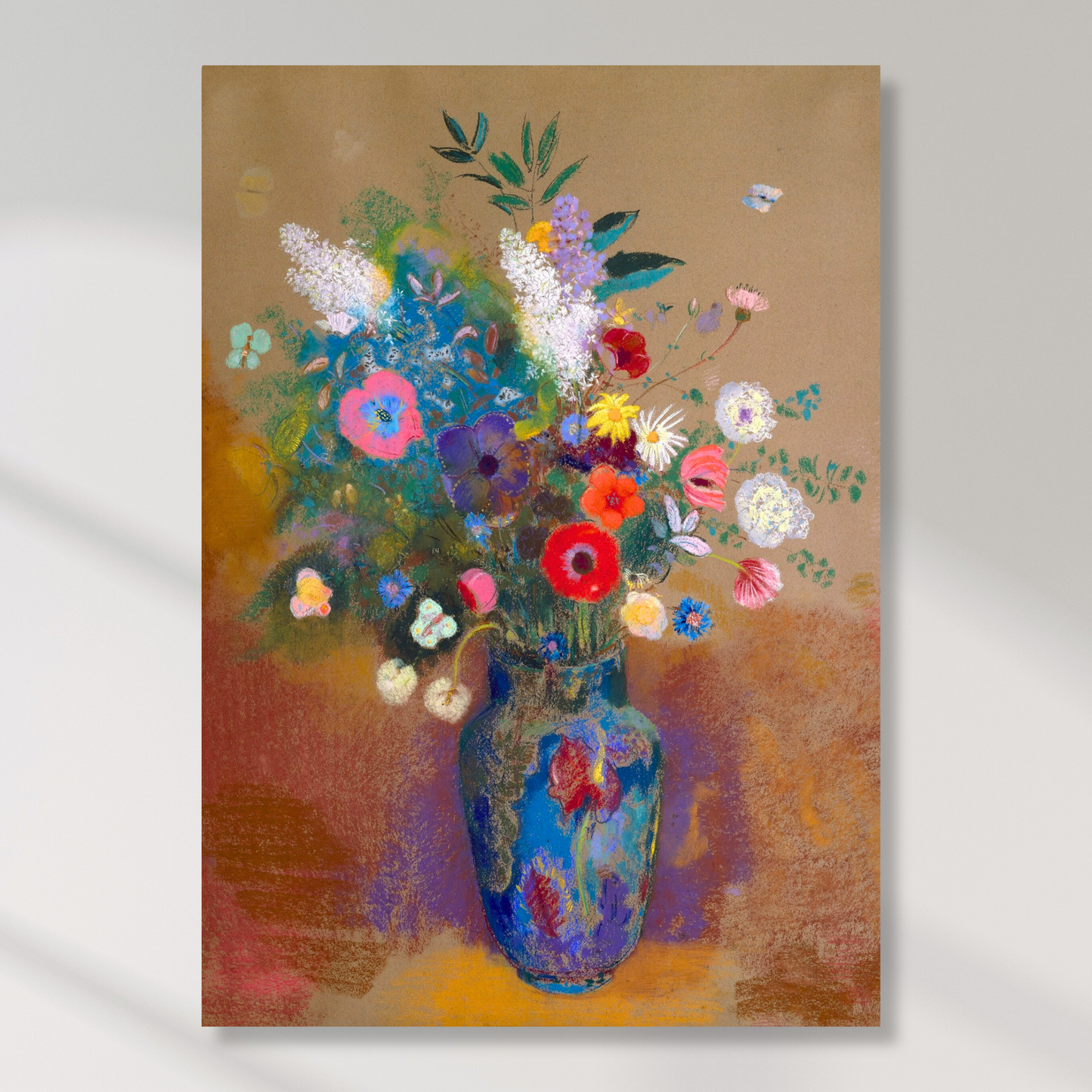 Odilon Redon - Bouquet of Flowers Wall Art Canvas Print